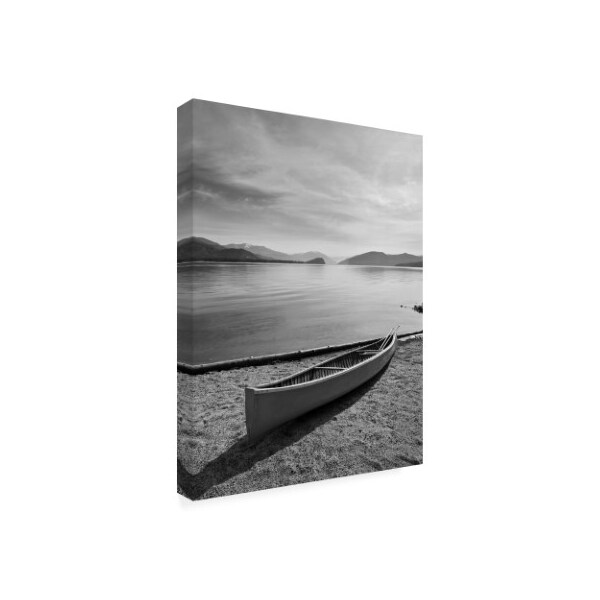 Monte Nagler 'Lone Boat Ashore Canada' Canvas Art,24x32